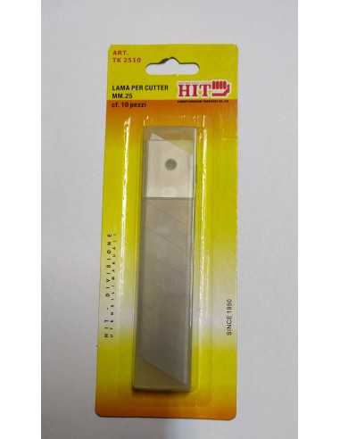 Confezione Lame per Taglierino 25mm 10PZ