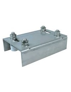 PIASTRA REGOLABILE ZINCATO 4 OLIVE IN NYLON PICCOLA