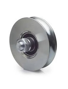 RUOTA GOLA A U DUE CUSCINETTI D.120 ART. 266/120