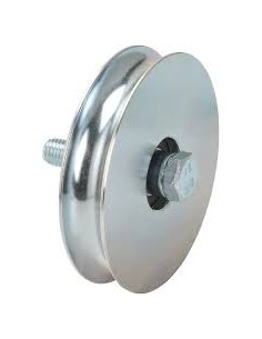 RUOTA ZINC. GOLA A Y 1 CUSCINETTO . D.100