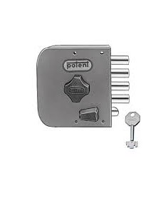 Serratura a pompa triplice applicazione catenaccio 60 mm...